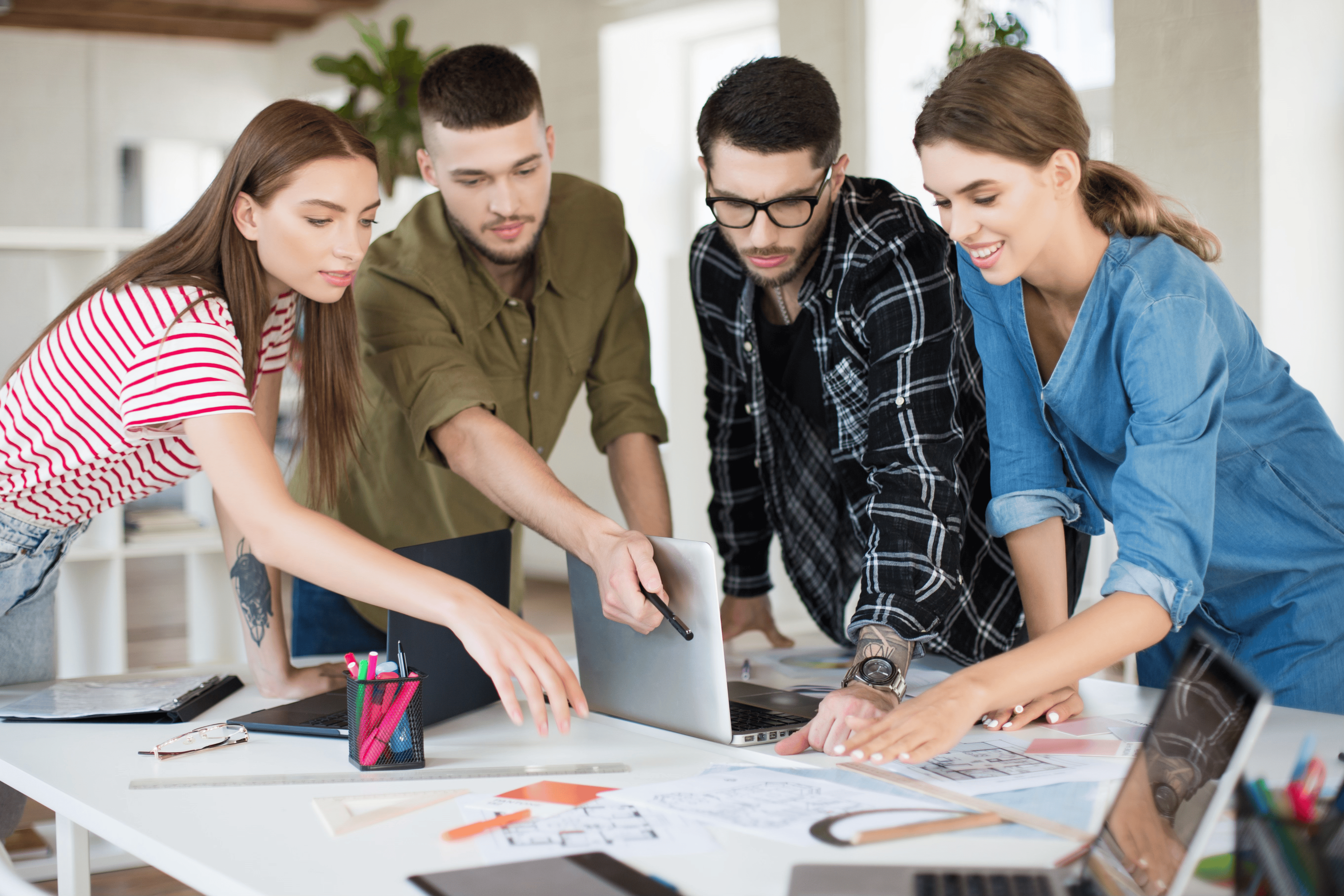 Team working together